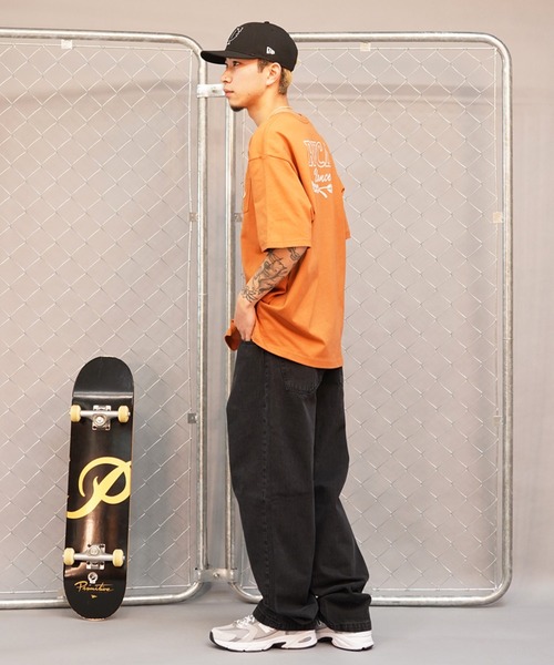 RVCA(ルーカ)の「【ZOZOTOWN限定】RVCA/ルーカ ポケットTシャツ オーバーサイズ 半袖Tee バックプリント BE041-229(Tシャツ/カットソー・メンズ・オレンジ/ホワイト/ブラック・L/M/S)」の22枚目の写真