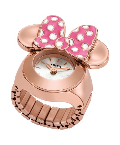 FOSSIL(フォッシル)の「フォッシル | ディズニー Disney Minnie Mouse x Fossil リングウォッチ レディース アナログ LE1189 時計 指輪(アナログ腕時計・レディース・ピンクゴールド・FREE)」の13枚目の写真