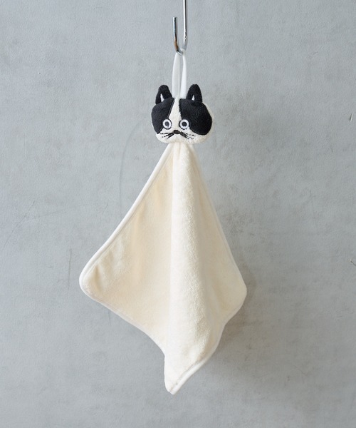 BIRTHDAY BAR（バースデイバー）の「【みやぎちか×BIRTHDAY BAR】ハンギングフェイスタオル（ハンカチ/ハンドタオル・レディース・グレー/ベージュ/ホワイト・フリー）」の5枚目の写真