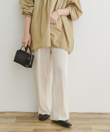 セルフカットプリーツイージーパンツ