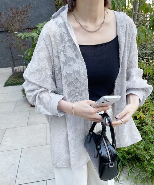 タイムセール 週末限定価格 シアージャガードトップス シアー