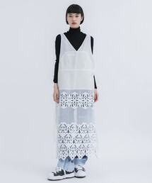 TOGA PULLA メッシュ　ミニワンピース TOGA ワンピース 「TOGA PULLA」Mesh knit dress/メッシュニット
