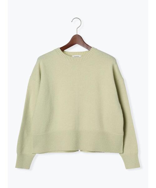 Te chichi TERRASSE（テチチテラス）の「バックスリットクルーネックトップス（ニット/セーター・レディース・オフホワイト/ミント/イエロー/ブラック・F）」の13枚目の写真