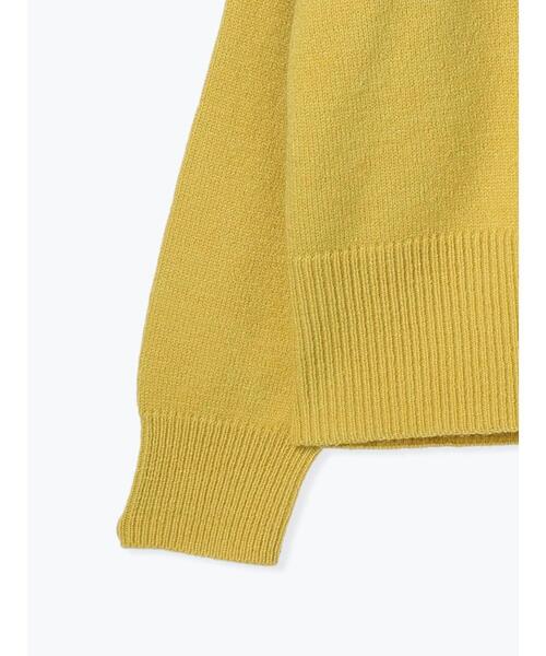 Te chichi TERRASSE（テチチテラス）の「バックスリットクルーネックトップス（ニット/セーター・レディース・オフホワイト/ミント/イエロー/ブラック・F）」の16枚目の写真