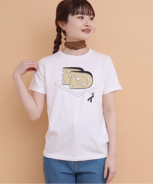 peu pres(プープレ)の「チーズTシャツ(Tシャツ/カットソー・レディース・ホワイト・FREE)」の8枚目の写真