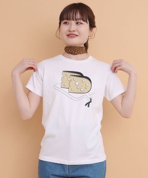 peu pres(プープレ)の「チーズTシャツ(Tシャツ/カットソー・レディース・ホワイト・FREE)」の13枚目の写真