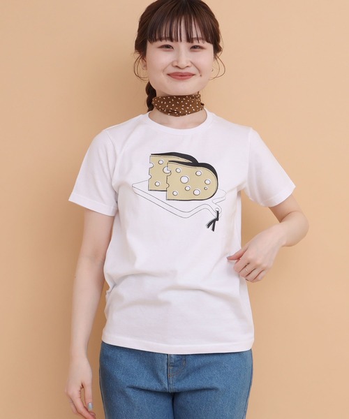 peu pres(プープレ)の「チーズTシャツ(Tシャツ/カットソー・レディース・ホワイト・FREE)」の15枚目の写真