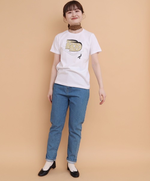 peu pres(プープレ)の「チーズTシャツ(Tシャツ/カットソー・レディース・ホワイト・FREE)」の16枚目の写真