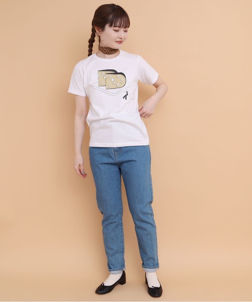 peu pres(プープレ)の「チーズTシャツ(Tシャツ/カットソー・レディース・ホワイト・FREE)」の17枚目の写真
