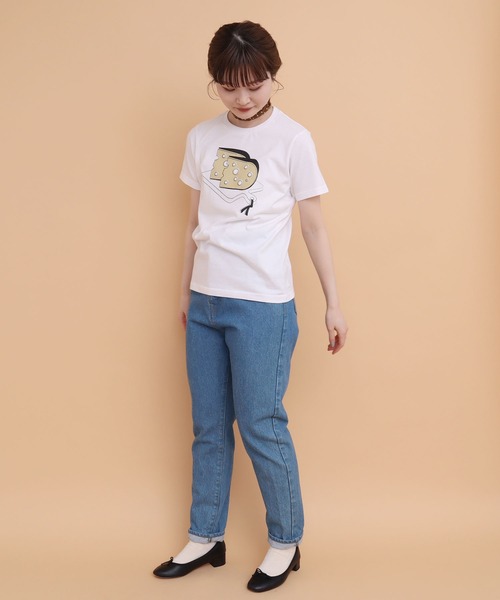 peu pres(プープレ)の「チーズTシャツ(Tシャツ/カットソー・レディース・ホワイト・FREE)」の18枚目の写真