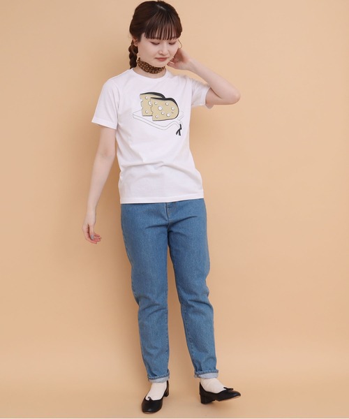 peu pres(プープレ)の「チーズTシャツ(Tシャツ/カットソー・レディース・ホワイト・FREE)」の19枚目の写真