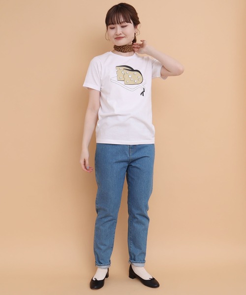 peu pres(プープレ)の「チーズTシャツ(Tシャツ/カットソー・レディース・ホワイト・FREE)」の20枚目の写真