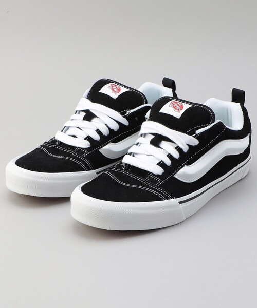 VANS(バンズ)の「VANS/ヴァンズ Knu Skool / VN0009QC6BT / VN0009QCNWD / ニュースクール(スニーカー・メンズ・ブラック/ネイビー・10/9/9.5/8/8.5)」の2枚目の写真