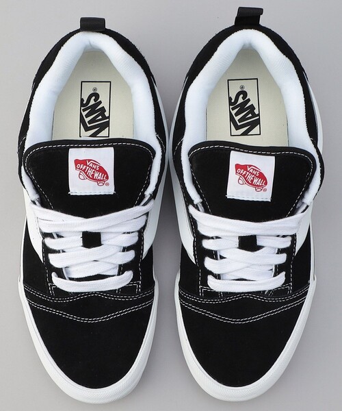 VANS(バンズ)の「VANS/ヴァンズ Knu Skool / VN0009QC6BT / VN0009QCNWD / ニュースクール(スニーカー・メンズ・ブラック/ネイビー・10/9/9.5/8/8.5)」の5枚目の写真