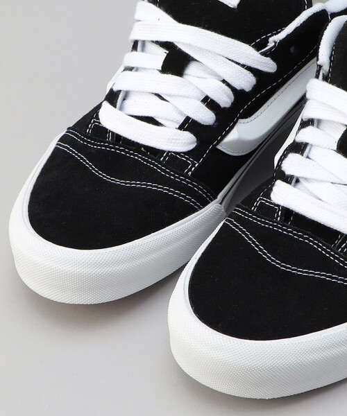 VANS(バンズ)の「VANS/ヴァンズ Knu Skool / VN0009QC6BT / VN0009QCNWD / ニュースクール(スニーカー・メンズ・ブラック/ネイビー・10/9/9.5/8/8.5)」の7枚目の写真