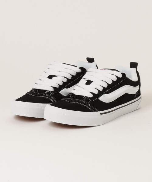 VANS(バンズ)の「VANS/ヴァンズ Knu Skool / VN0009QC6BT / VN0009QCNWD / ニュースクール(スニーカー・メンズ・ブラック/ネイビー・10/9/9.5/8/8.5)」の10枚目の写真