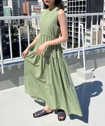 KBF | ノースリーブドロストワンピース(ワンピース)