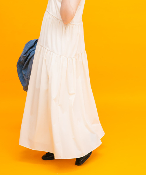 KBF(ケイビーエフ)の「ノースリーブドロストワンピース(ワンピース・レディース・アイボリー/ブラック/カーキ・ONE)」の10枚目の写真