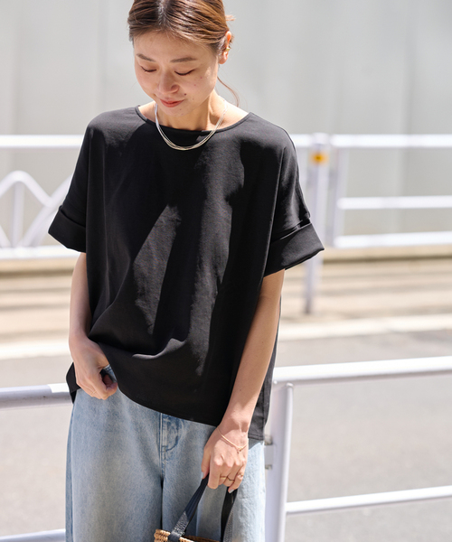 JOURNAL STANDARD relume(ジャーナルスタンダード レリューム)の「《追加》ADDICTポンチクルーネックタックプルオーバー(Tシャツ/カットソー・レディース・ホワイト/チャコールグレー/ブラック/ベージュ・FREE)」の13枚目の写真