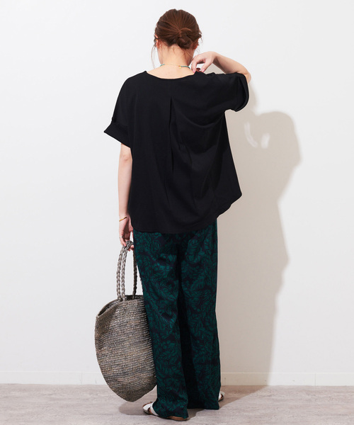 JOURNAL STANDARD relume(ジャーナルスタンダード レリューム)の「《追加》ADDICTポンチクルーネックタックプルオーバー(Tシャツ/カットソー・レディース・ホワイト/チャコールグレー/ブラック/ベージュ・FREE)」の19枚目の写真