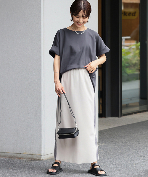 JOURNAL STANDARD relume(ジャーナルスタンダード レリューム)の「《追加》ADDICTポンチクルーネックタックプルオーバー(Tシャツ/カットソー・レディース・ホワイト/チャコールグレー/ブラック/ベージュ・FREE)」の22枚目の写真