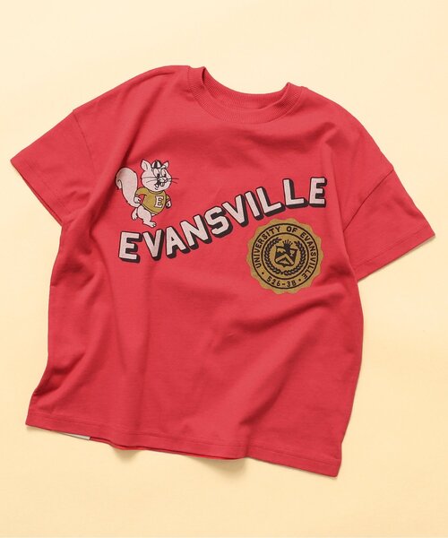 BREEZE（ブリーズ）の「【WEB限定】カレッジTシャツ（Tシャツ/カットソー・キッズ・イエロー/パープル/チャコール/サーモンピンク/グリーン/ターコイズブルー/オフホワイト/グレー/ブラック/アイボリー・100/90/130/120/150/110/140）」の10枚目の写真