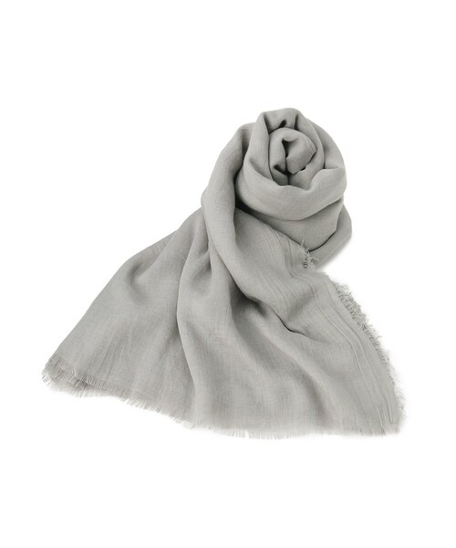 ITS'DEMO（イッツデモ）の「◆【手洗い可】無地ストール（ストール/ショール・レディース・ブルー/アイボリー/パープル/ブラウン/ピンク系・00）」の2枚目の写真