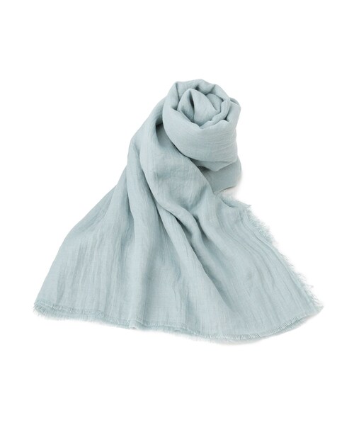 ITS'DEMO（イッツデモ）の「◆【手洗い可】無地ストール（ストール/ショール・レディース・ブルー/アイボリー/パープル/ブラウン/ピンク系・00）」の3枚目の写真