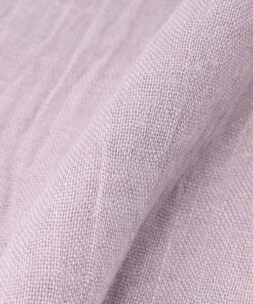 ITS'DEMO（イッツデモ）の「◆【手洗い可】無地ストール（ストール/ショール・レディース・ブルー/アイボリー/パープル/ブラウン/ピンク系・00）」の8枚目の写真