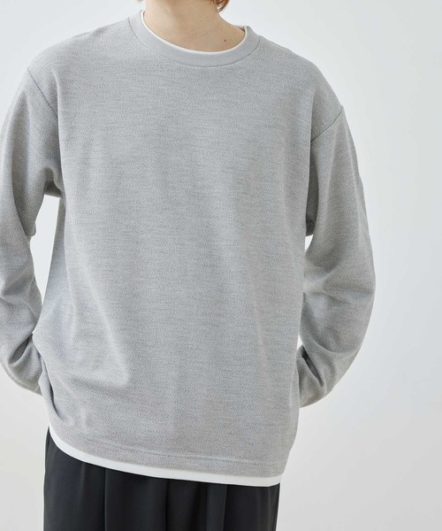 j.n.r.d(ジェー・エヌ・アール・ディー)の「j.n.r.d/フェイクレイヤードプルオーバー(Tシャツ/カットソー・メンズ・グレー/ブラック/ベージュ・L/LL/M)」の6枚目の写真