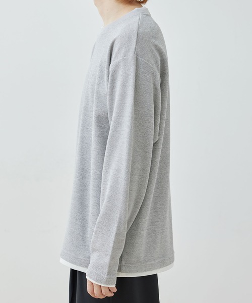 j.n.r.d(ジェー・エヌ・アール・ディー)の「j.n.r.d/フェイクレイヤードプルオーバー(Tシャツ/カットソー・メンズ・グレー/ブラック/ベージュ・L/LL/M)」の14枚目の写真