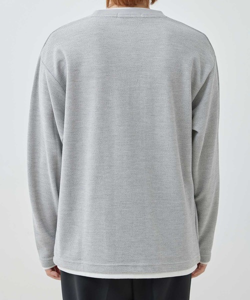 j.n.r.d(ジェー・エヌ・アール・ディー)の「j.n.r.d/フェイクレイヤードプルオーバー(Tシャツ/カットソー・メンズ・グレー/ブラック/ベージュ・L/LL/M)」の15枚目の写真