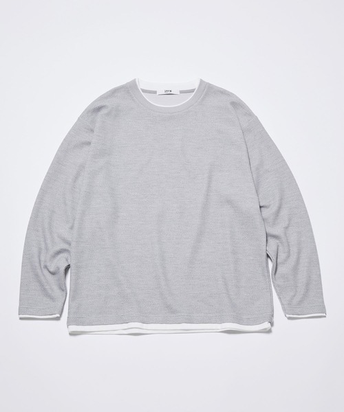 j.n.r.d(ジェー・エヌ・アール・ディー)の「j.n.r.d/フェイクレイヤードプルオーバー(Tシャツ/カットソー・メンズ・グレー/ブラック/ベージュ・L/LL/M)」の21枚目の写真