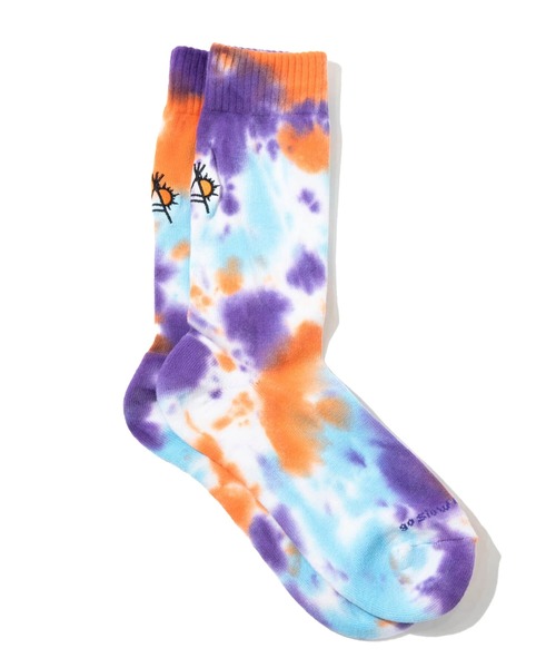 go slow caravan（ゴースローキャラバン）の「タイダイ刺繍クルーソックス（ソックス/靴下・メンズ・その他2/その他1・LARGE/MEDIUM）」の8枚目の写真