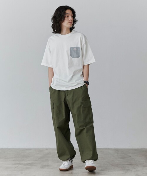 SMITH'S(スミス)の「SMITH’S(スミス)別注ワークポケットTシャツ(Tシャツ/カットソー・メンズ・ブラック/ホワイト/ダークグレー/ロイヤルブルー・S/M/L/XL)」の10枚目の写真