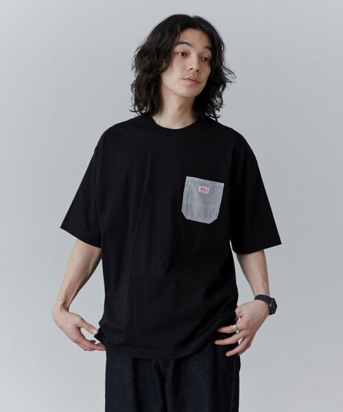 SMITH'S(スミス)の「SMITH’S(スミス)別注ワークポケットTシャツ(Tシャツ/カットソー・メンズ・ブラック/ホワイト/ダークグレー/ロイヤルブルー・S/M/L/XL)」の16枚目の写真