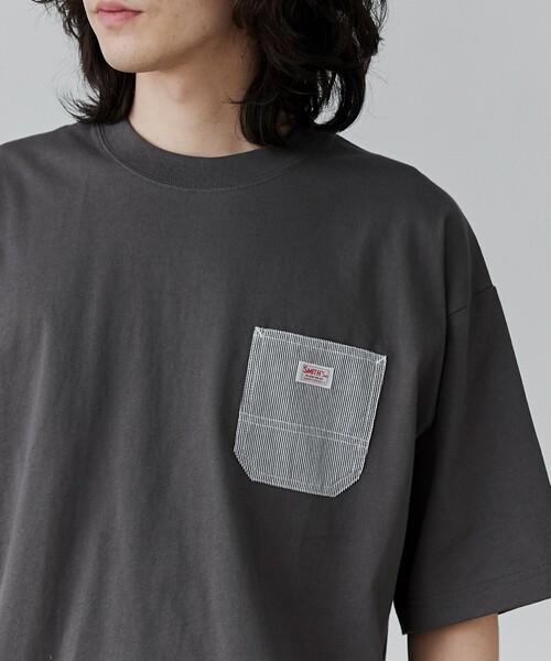 SMITH'S(スミス)の「SMITH’S(スミス)別注ワークポケットTシャツ(Tシャツ/カットソー・メンズ・ブラック/ホワイト/ダークグレー/ロイヤルブルー・S/M/L/XL)」の18枚目の写真