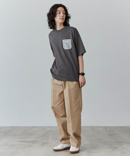 SMITH'S(スミス)の「SMITH’S(スミス)別注ワークポケットTシャツ(Tシャツ/カットソー・メンズ・ブラック/ホワイト/ダークグレー/ロイヤルブルー・S/M/L/XL)」の20枚目の写真