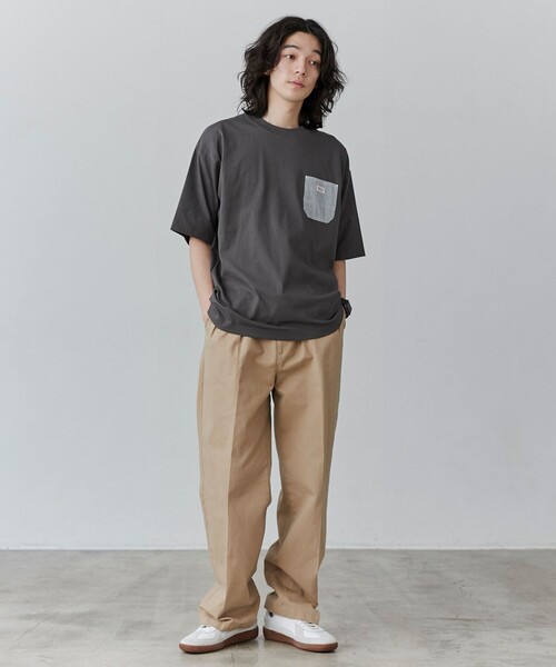 SMITH'S(スミス)の「SMITH’S(スミス)別注ワークポケットTシャツ(Tシャツ/カットソー・メンズ・ブラック/ホワイト/ダークグレー/ロイヤルブルー・S/M/L/XL)」の22枚目の写真