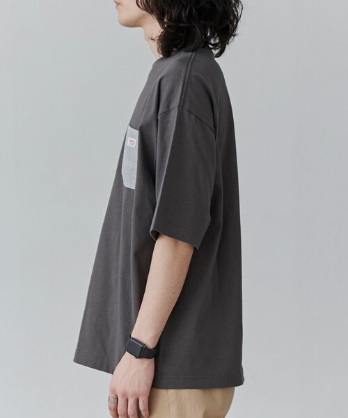 SMITH'S(スミス)の「SMITH’S(スミス)別注ワークポケットTシャツ(Tシャツ/カットソー・メンズ・ブラック/ホワイト/ダークグレー/ロイヤルブルー・S/M/L/XL)」の5枚目の写真
