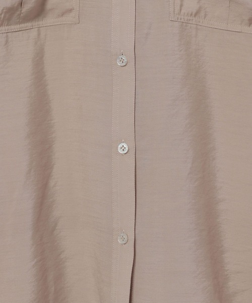 BAYFLOW（ベイフロー）の「シアーワークシャツ（シャツ/ブラウス・レディース・チャコール/ベージュ/ラベンダー/オフホワイト/ブルー/ブラウン/グリーン・FREE）」の19枚目の写真