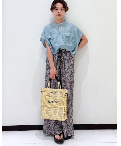 シアーワークシャツ（シャツ/ブラウス）｜BAYFLOW（ベイフロー