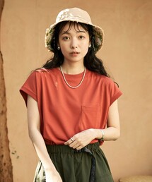 FREAK'S STORE（フリークスストア）の「AIRDRY HIGHCOOL フレンチスリーブTシャツ/エアドライハイクール フレンチスリーブTシャツ（Tシャツ/カットソー・レディース）」