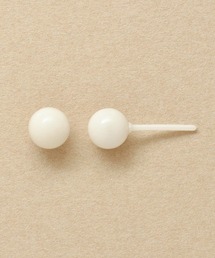 TAKE-UP（テイクアップ）の「丸玉 ドロマイト　セラミックポストピアス（ピアス（両耳用））」