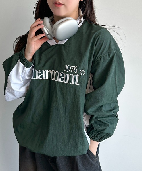 apres jour mignon（アプレジュールミニョン）の「ナイロンプルオーバー【ZOZOTOWN限定アイテム】（その他トップス・レディース・オフホワイト/グレー/ネイビー/グリーン/ブラック・X-LARGE/フリー）」の4枚目の写真