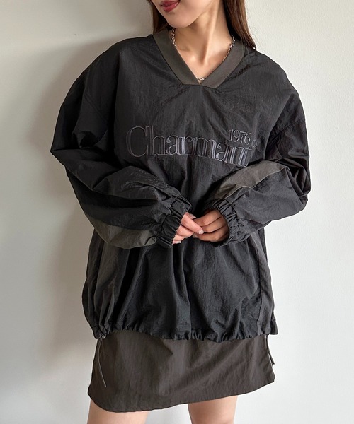 apres jour mignon（アプレジュールミニョン）の「ナイロンプルオーバー【ZOZOTOWN限定アイテム】（その他トップス・レディース・オフホワイト/グレー/ネイビー/グリーン/ブラック・X-LARGE/フリー）」の7枚目の写真