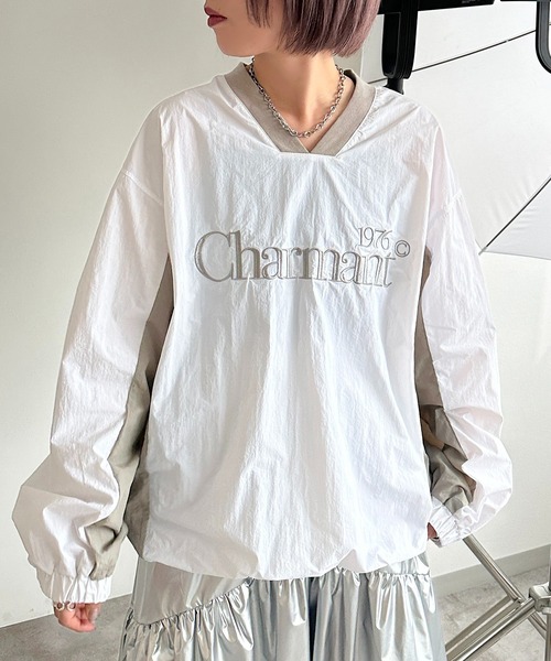 apres jour mignon（アプレジュールミニョン）の「ナイロンプルオーバー【ZOZOTOWN限定アイテム】（その他トップス・レディース・オフホワイト/グレー/ネイビー/グリーン/ブラック・X-LARGE/フリー）」の9枚目の写真