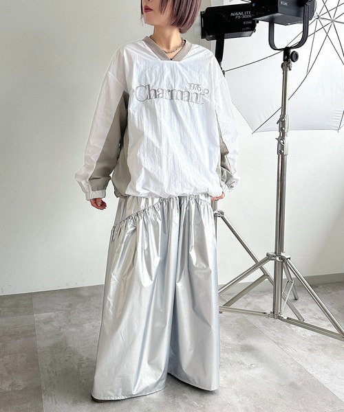 apres jour mignon（アプレジュールミニョン）の「ナイロンプルオーバー【ZOZOTOWN限定アイテム】（その他トップス・レディース・オフホワイト/グレー/ネイビー/グリーン/ブラック・X-LARGE/フリー）」の14枚目の写真