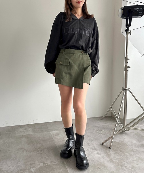 apres jour mignon（アプレジュールミニョン）の「ナイロンプルオーバー【ZOZOTOWN限定アイテム】（その他トップス・レディース・オフホワイト/グレー/ネイビー/グリーン/ブラック・X-LARGE/フリー）」の21枚目の写真