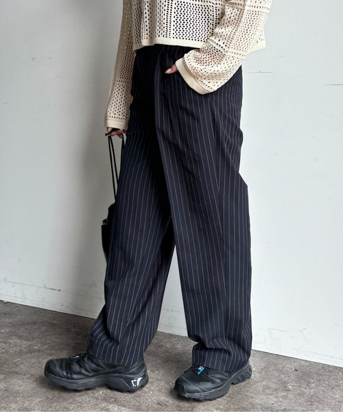 CPCM(シーピーシーエム)の「TRスラックスパンツ(スラックス・メンズ・ネイビー/ブラック/アイボリー/グレー・LARGE/MEDIUM/SMALL)」の21枚目の写真